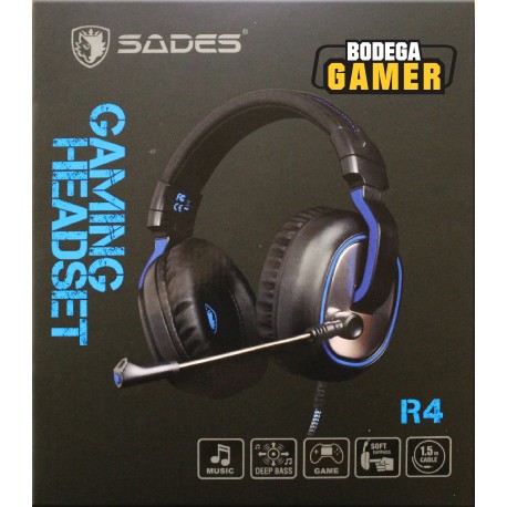 Auriculares Gamer Sades R4 3.5mm